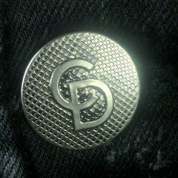 Crysp Denim Men Black Denim Distressed Jeans Size 36 - Picture 3 of 12